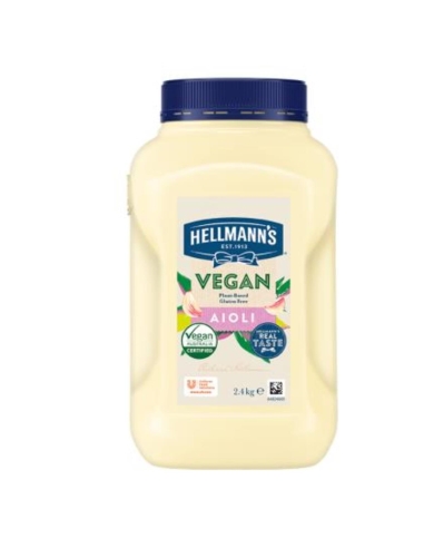 Hellmanns Maionese Aioli Vegana Senza Glutine 2,4 kg x 1