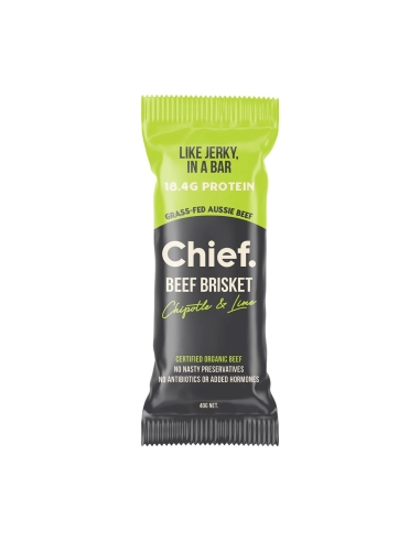 Chief Beef Bar Chipotle Lime 40g x 12