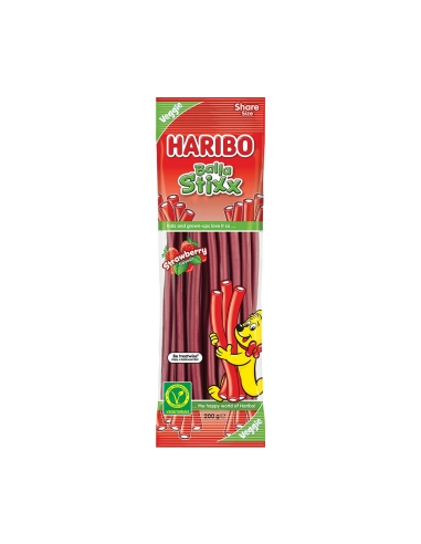 Haribo Balla Stix Aardbeiensmaak 200g x 15