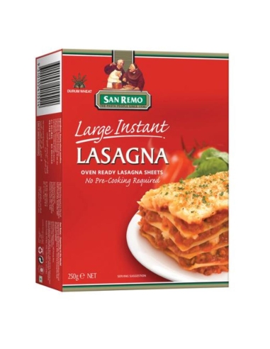 San Remo Large Instant Lasagna 250g x 1