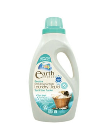 Earths Choice Lave-linge ultra concentrée Sensible Top & Chargeur avant 1l x 1