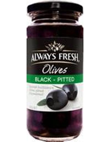 Always Fresh Entkernte schwarze spanische Oliven 220 g x 1