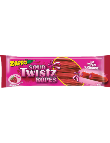 Zappo Rope de fraise 50g x 12