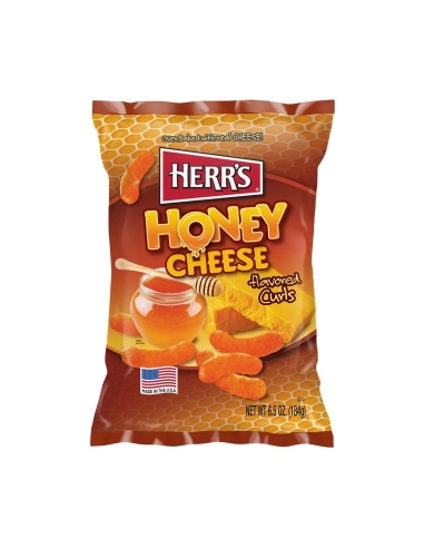 Herr's Honey Cheese Curls 184g x 12