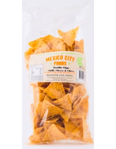 Mexico City Food Chilli Cheese and Chive Tortilla Chips 300g x 12