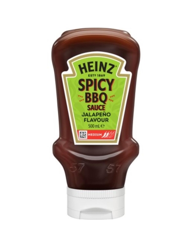 Heinz 辛い Jalpeno Bbq ソース 500ml x 1