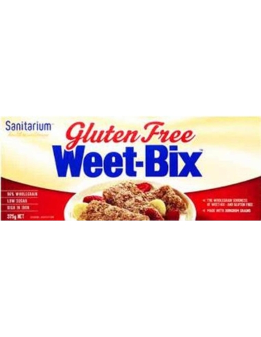 Sanitarium Gluten Free Weet Bix 375g x 1 (英语)