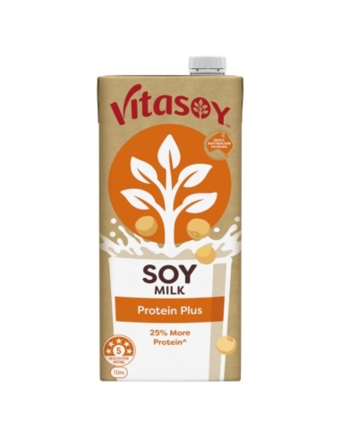 Vitasoy 蛋白质加 Uht 牛奶 1ltr x 12