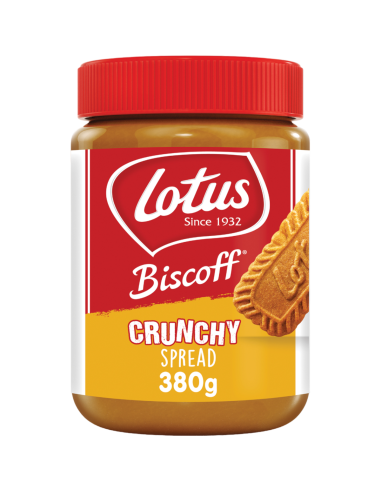 Lotus Crunchy Biscoff Biscuit 扩散 380g x 1