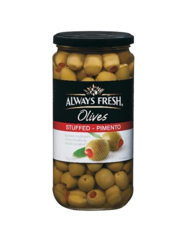 Always Fresh Gevulde Spaanse olijven 700 g x 1