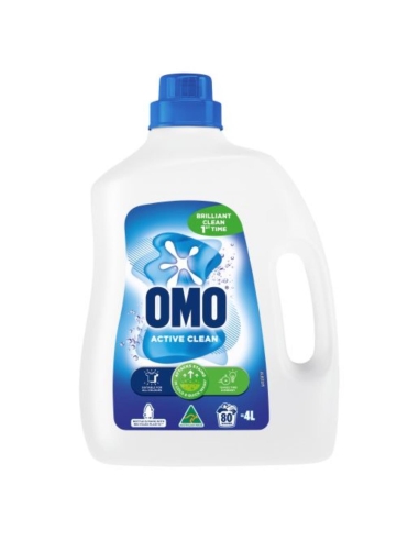 Omo Front & Top Clean Laundry Liquid 4ltr x 1