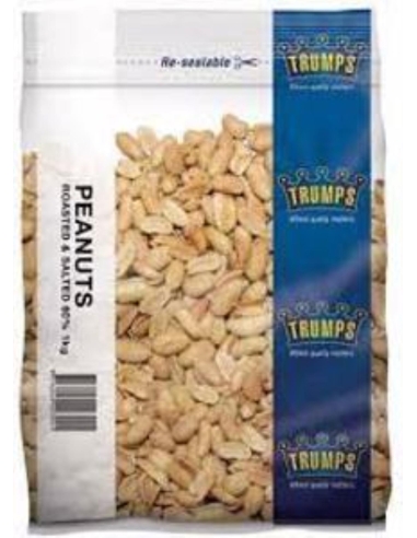 Trumps Peanuts Roasted Salted 1kg x 1