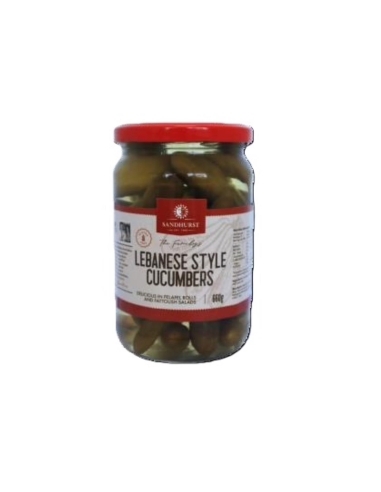 Sandhurst Cucumbers Lebanese Style 660g x 1