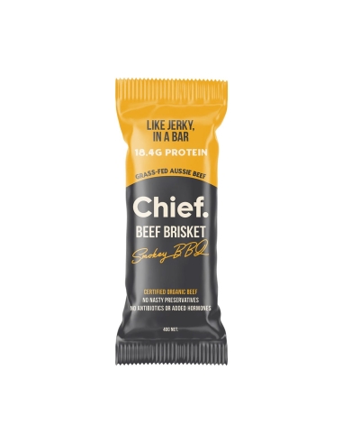 Chief Beef Bar Smokey Bbq 40g x 12