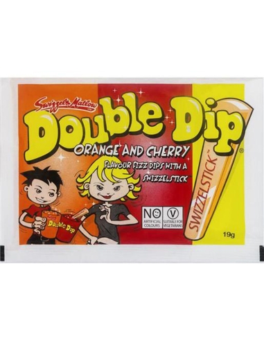 Swizzel Matlow Naranja y cereza doble Dip 19g x 36