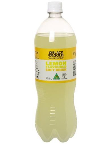 Black & Gold Bebida suave de limón 1.25ltr x 1