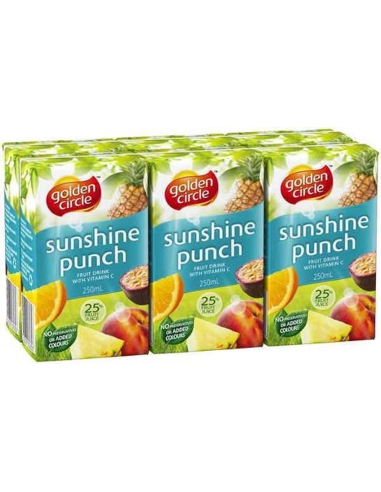 Golden Circle Sunshine パンチジュース 6パック 250ml x 1