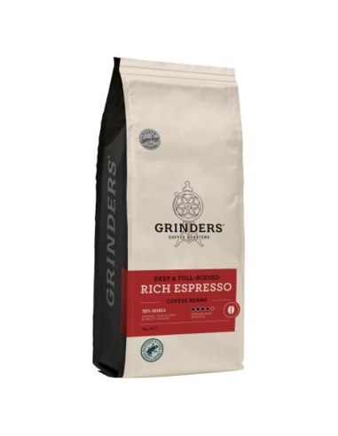 Grinders リッチエスプレッソコーヒー豆 1kg×3