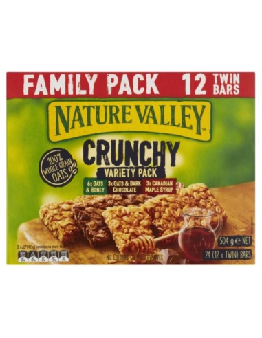 Nature Valley ミューズリーバー ファミリーバラエティパック 504g x 1