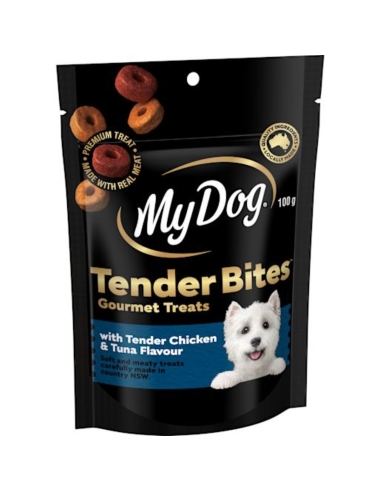 My Dog Treats con pollo adolescente y atún 100g x 5