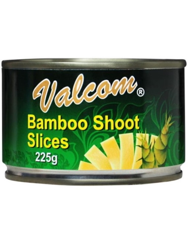 Valcom Germogli di bambù affettati 225g x 12