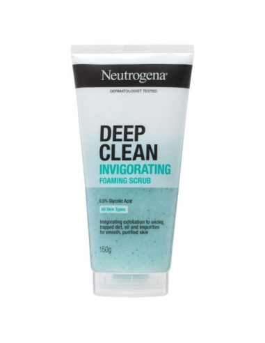 Neutrogena Głęboko oczyszczająca pianka peelingująca Invigorating Foam Scrub 150g x 3