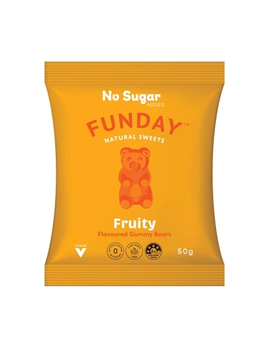 Funday Fruity Gummy Bears 50g x 12