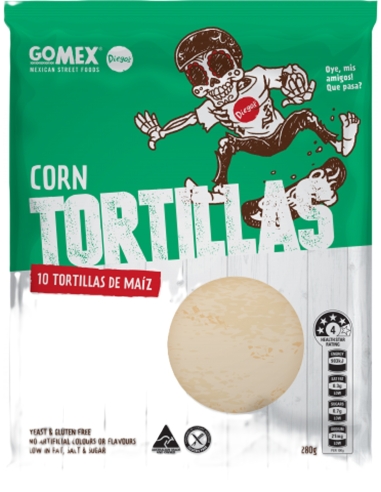 Gomex Corn Tortillas 10 Pack X 14