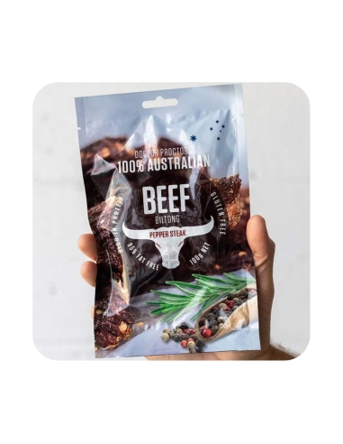 Dr Proctores Pepper Steak Biltong 100g x 12