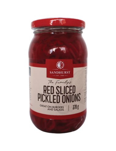 Sandhurst Red Sliced Onions 375g x 1