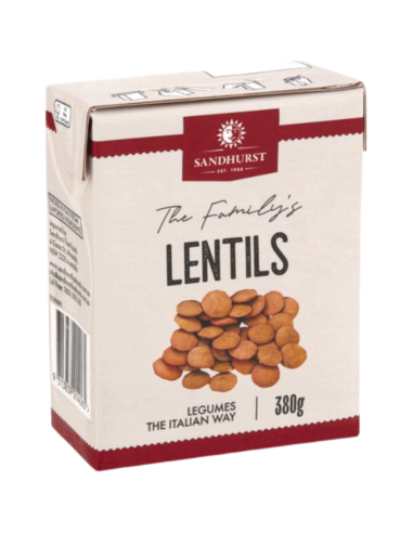 Sandhurst Lentilles Tetra Pack 380g x 1