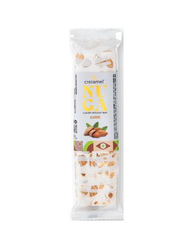 Cretamel Nuga Luxus Nougat mit Mandeln 70g x 15