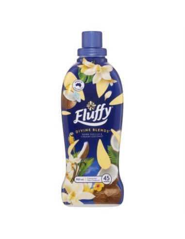 Fluffy Adoucissant Ultra Divine Vanille & Noix de Coco 900 ml x 1