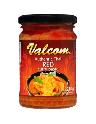 Valcom Pasta de curry rojo 210 g x 1