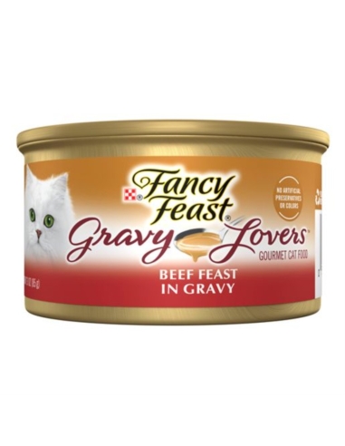 Purina Fancy Feast Grave Lovers Beef Feast 85gm x 24