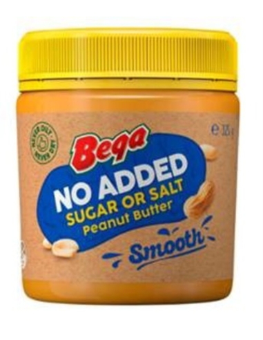 Bega Peanut Butter Smooth No Added Sugar 325g x 1