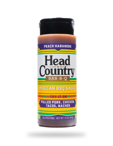 Head Country Peach Habanero BBQ Sauce 425g x 1