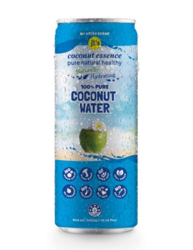 Jt's Coco de Esencia Agua de coco 4 por 300ml x 1