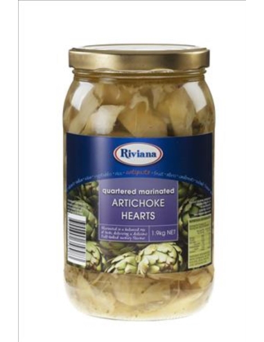 Riviana Corazones de Artichokes Marinados Trimestral 1.9 Kg x 1