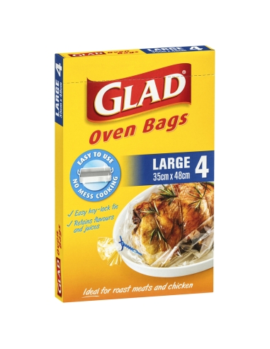 Glad Backofen Taschen Große 4's x 1