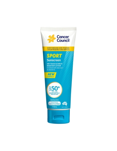 Cancer Council Secado deportivo 50+ 110ml x 1