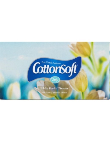 Cotton Soft フェイシャル ティッシュ 170 パック x 24