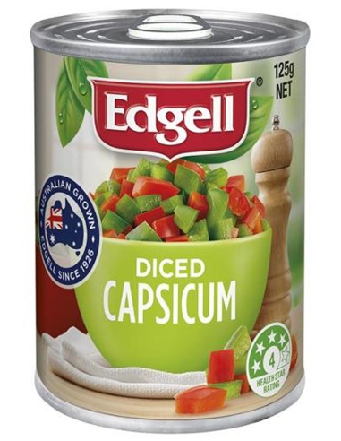 Edgell Diced Capsicum 125g x 1 宽度