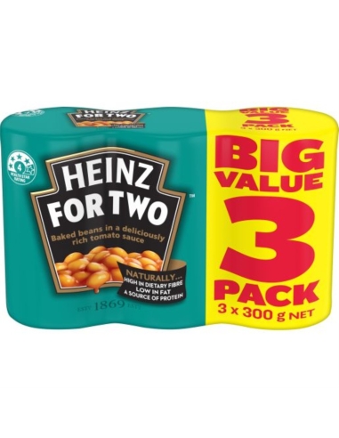 Heinz Tomato Baked Beans 300gm 3 Pack x 1