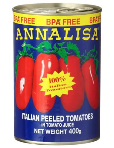 Annalisa Tomates pelées 400g x 1