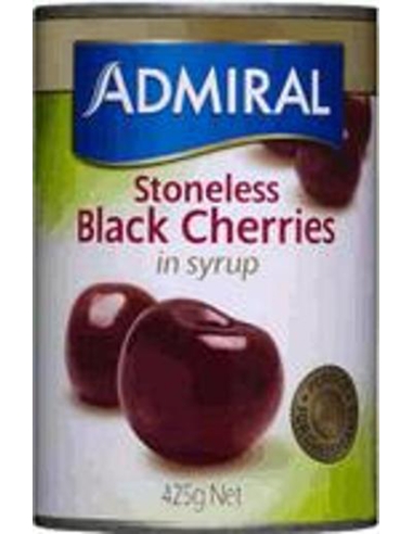 Admiral Cherry Sugarless Syrup Noir 425g x 1