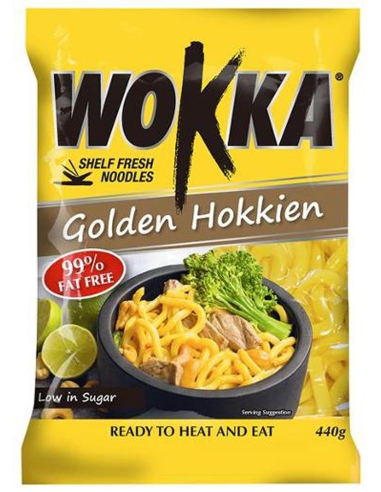 Wokka Noodle Gouden Hokkien-noedels 440 g x 1