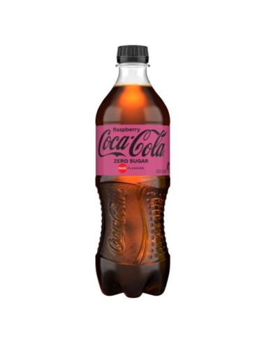 Coca Cola No Sugar Soft Drink Raspberry 600ml x 24