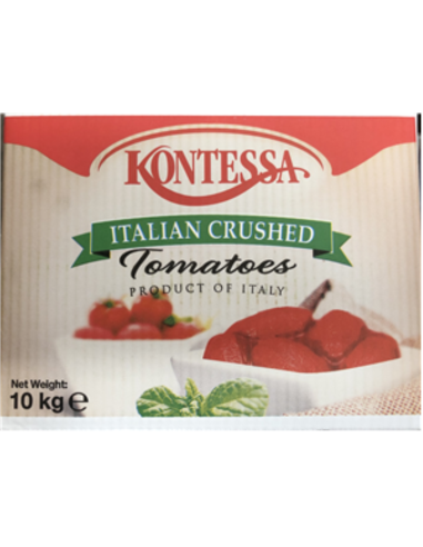 Kontessa Tomaten Geplette Italiaanse Zak in een Doos 10 kg x 1