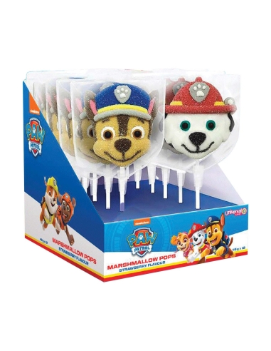 Sucettes glacées aux guimauves Paw Patrol 45 g x 12